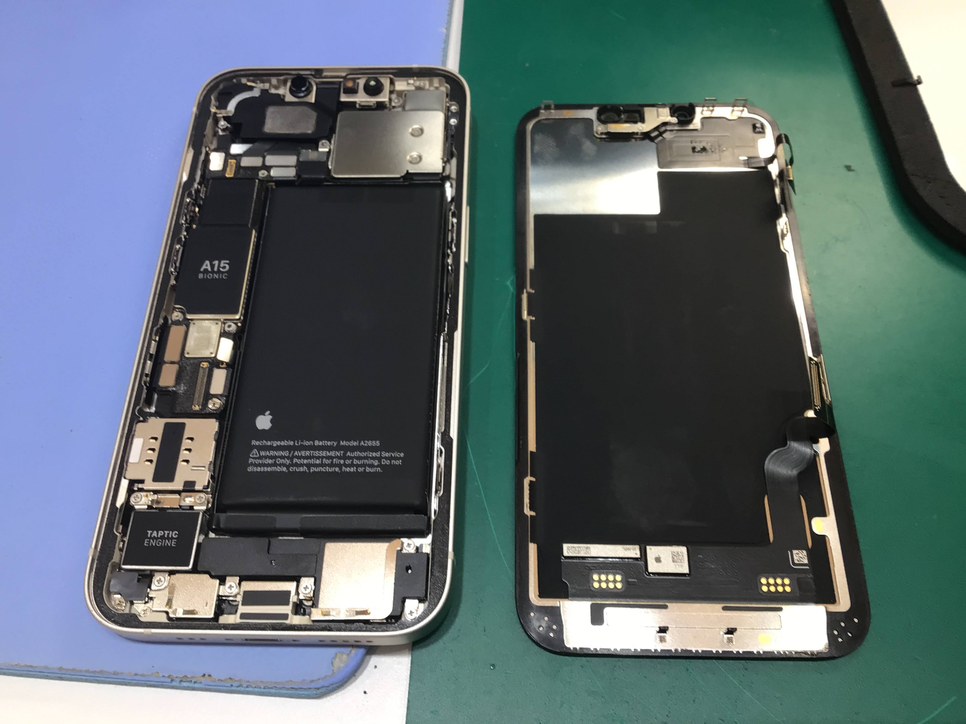 【イーアス高尾】iPhone13のバッテリー交換（データそのまま！）｜電池がすぐ減る症状を最短60分で改善